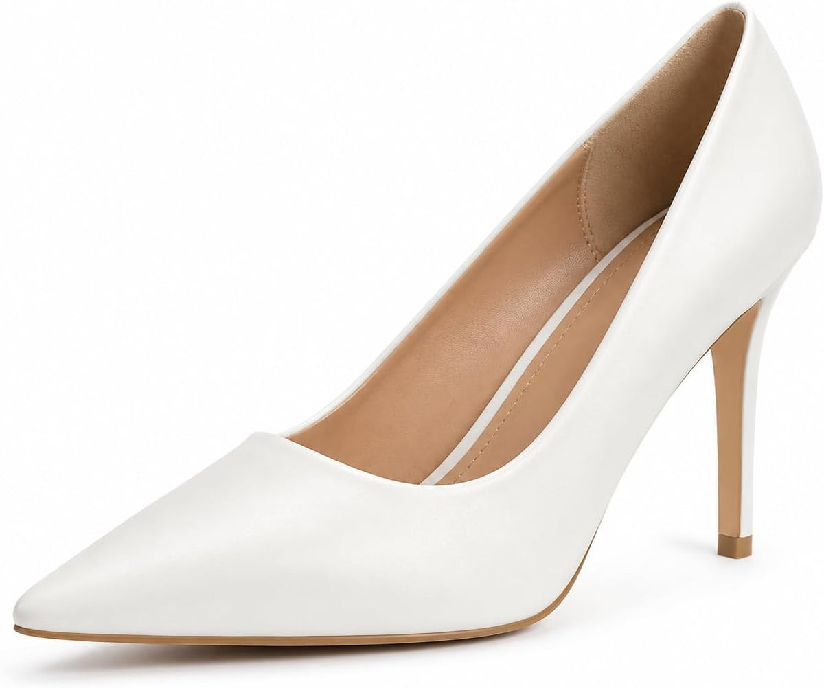 Women's Slip On Pointed Stiletto Pumps 3 In — view 3