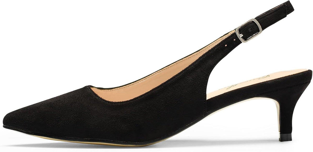 Women's Slingback Kitten Heel Pumps 2 Inch — view 22