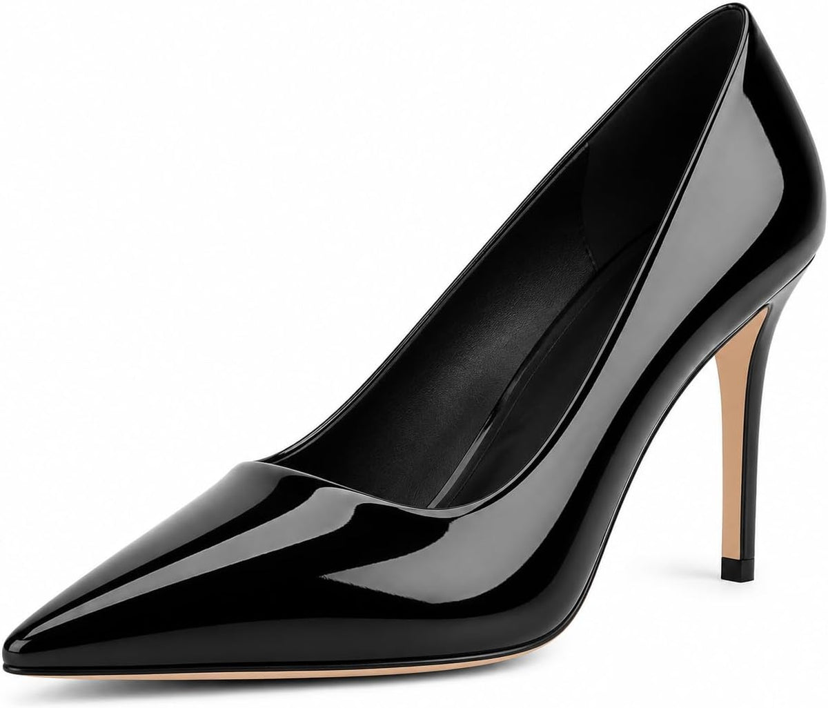 Women's Slip On Pointed Stiletto Pumps 3 In — view 1