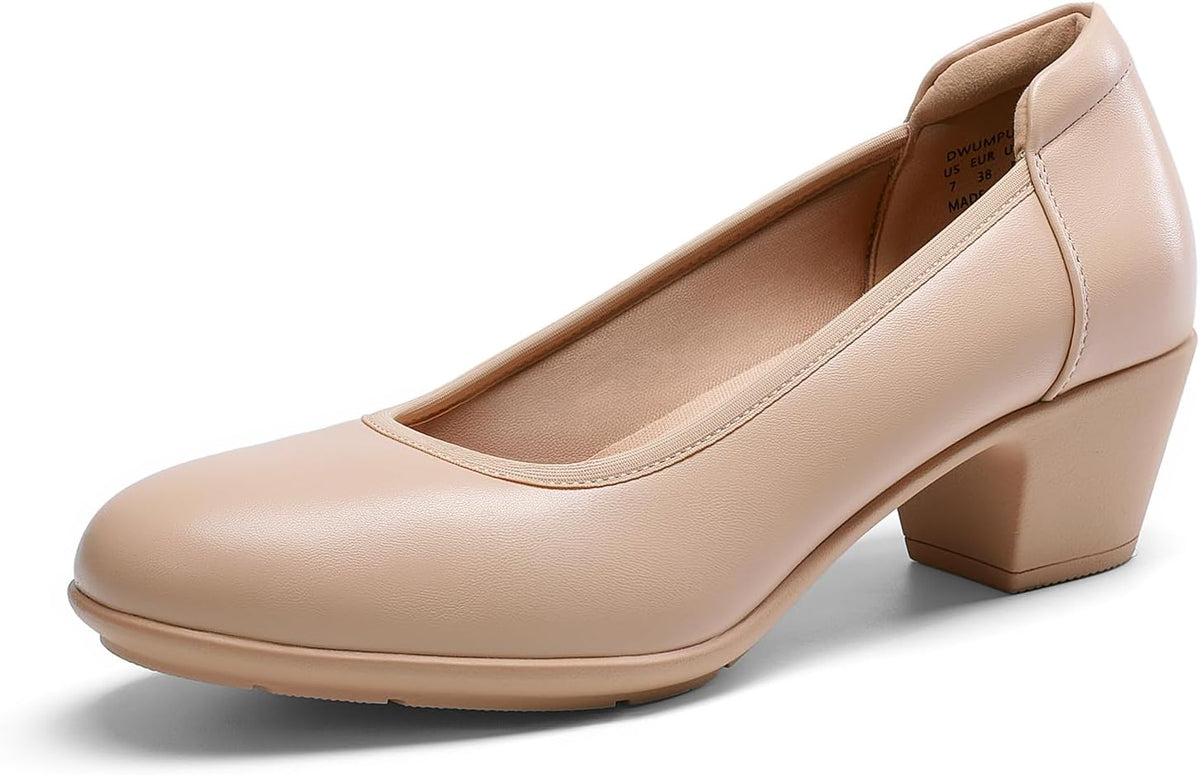 Women's Low Block Heel Work Pumps 1.97 Inch — view 5