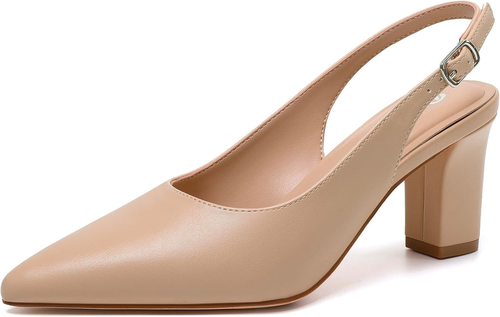 Women's Slingback Pointed Toe High Heel Pumps - Braided and Suede Finishes for Weddings and Evening Parties - 10