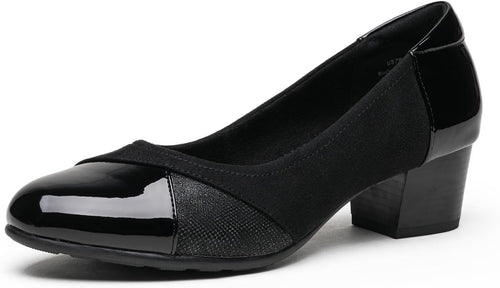 Women's Low Heel Slip On Dress Pumps — view 2