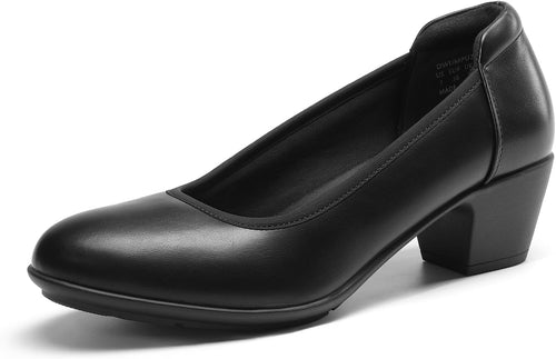 Women's Low Block Heel Work Pumps 1.97 Inch — view 1