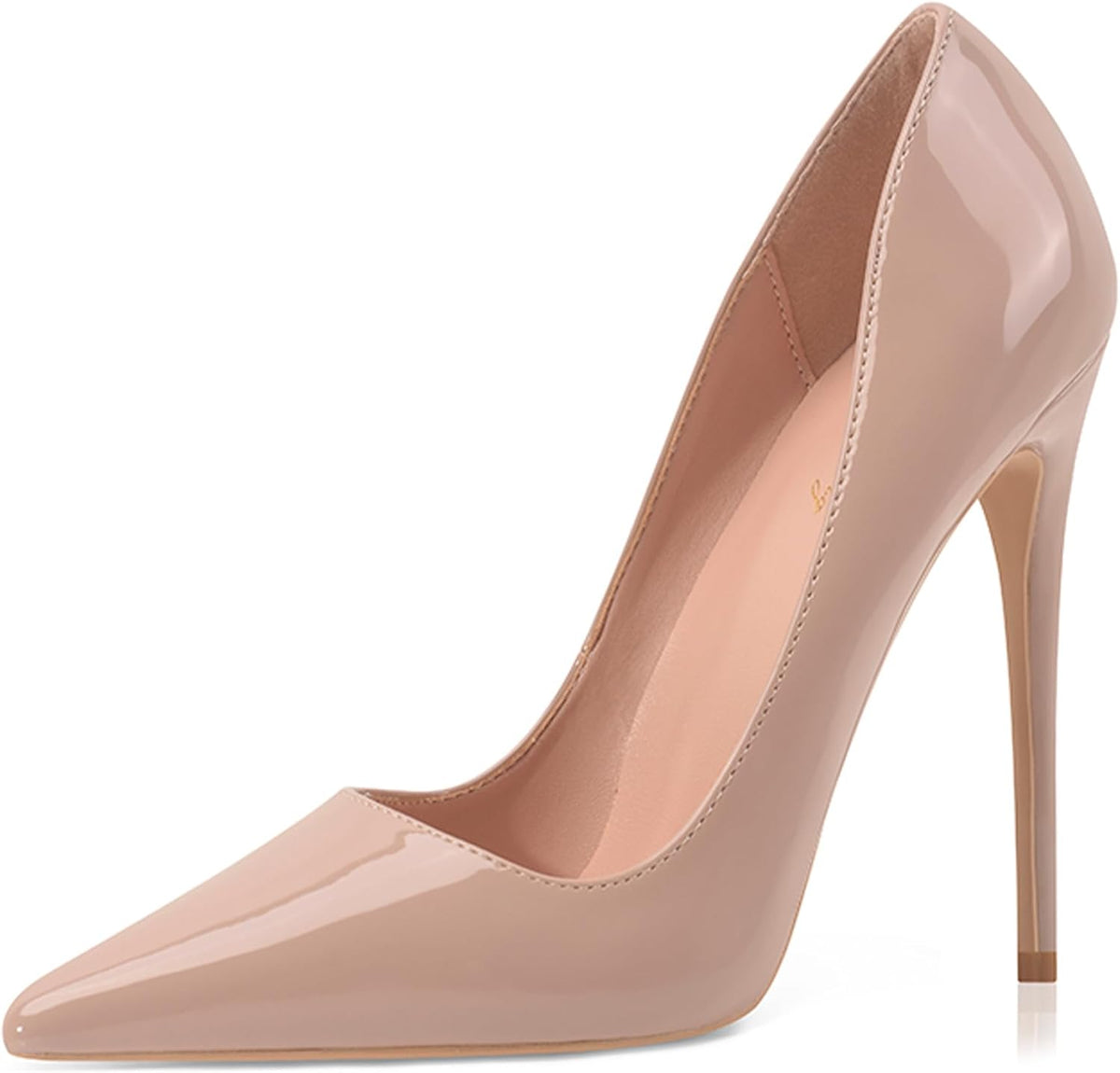 Women's Pointed Toe Stiletto Pumps - 4.7 Inch High Heels in Suede, Patent and Neon Finishes for Evening Parties - 6
