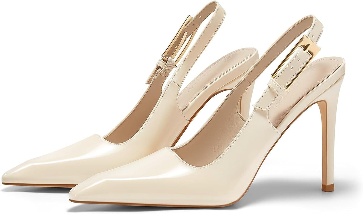 Women's Slingback Stiletto Pumps Pointed Toe — view 2