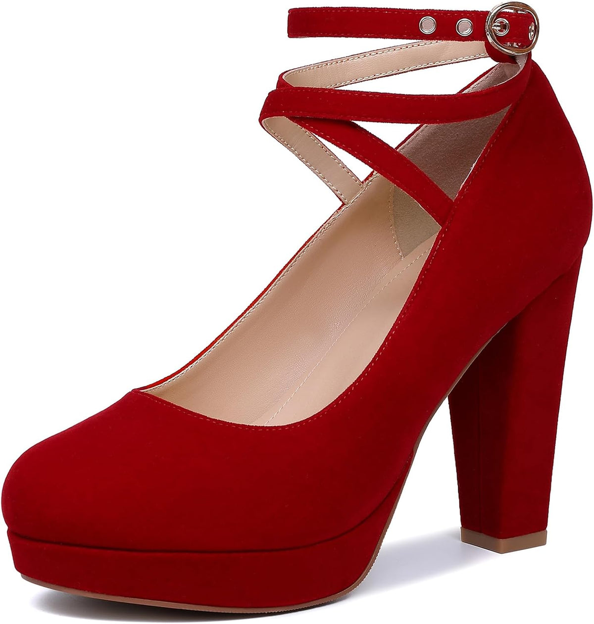 Women's Vintage Bow Platform Pumps High Heel — view 11