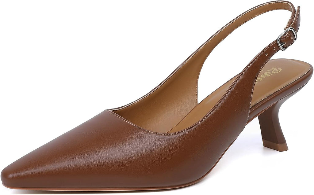 Women's Slingback Pointed Toe High Heel Pumps - Braided and Suede Finishes for Weddings and Evening Parties - 6