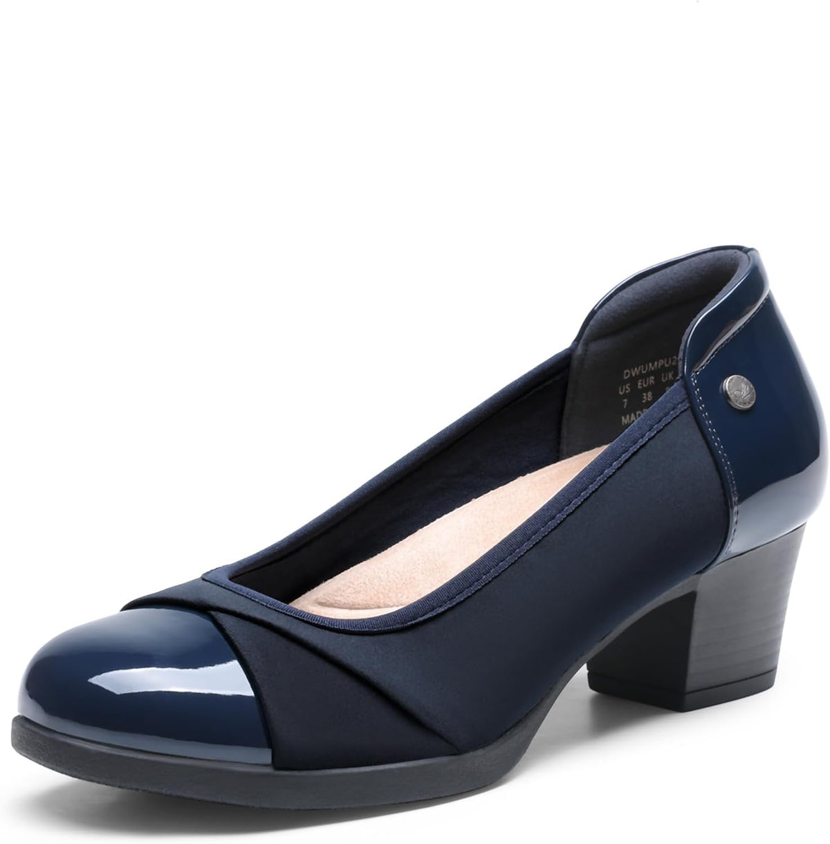 Women's Low Chunky Heel Pumps Bunion — view 3