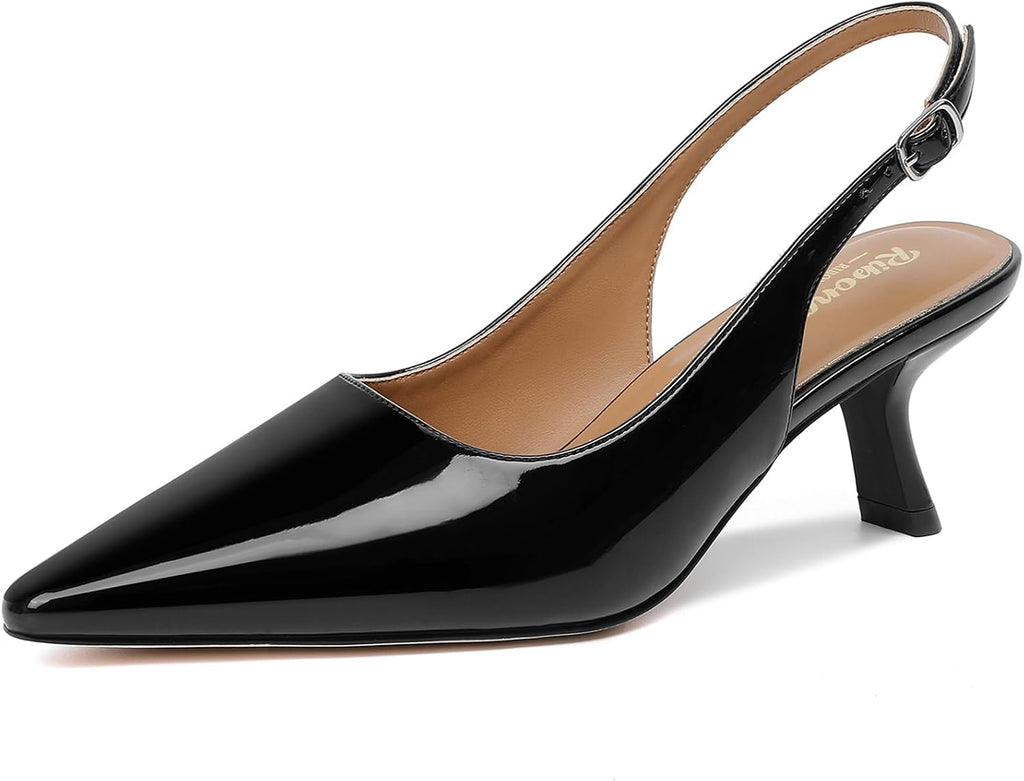 Women's Slingback Pointed Toe High Heel — view 12
