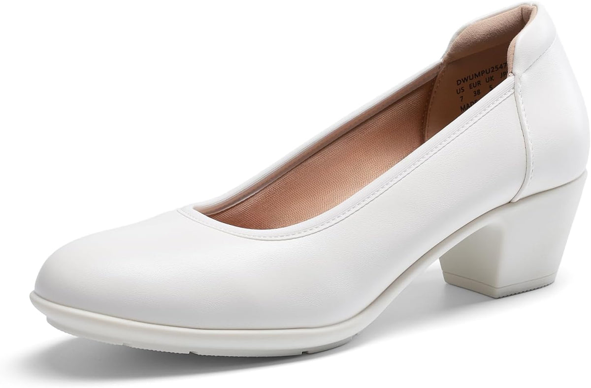 Women's Low Block Heel Work Pumps 1.97 Inch — view 2