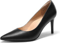 Women's Pointed Toe Stiletto Pumps - 3 Inch Heel, Slip On Closed Toe Dress Shoes for Weddings and Proms - 10