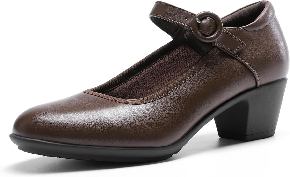 Women's Mary Jane Block Heel Pumps 1.9 Inch — view 3