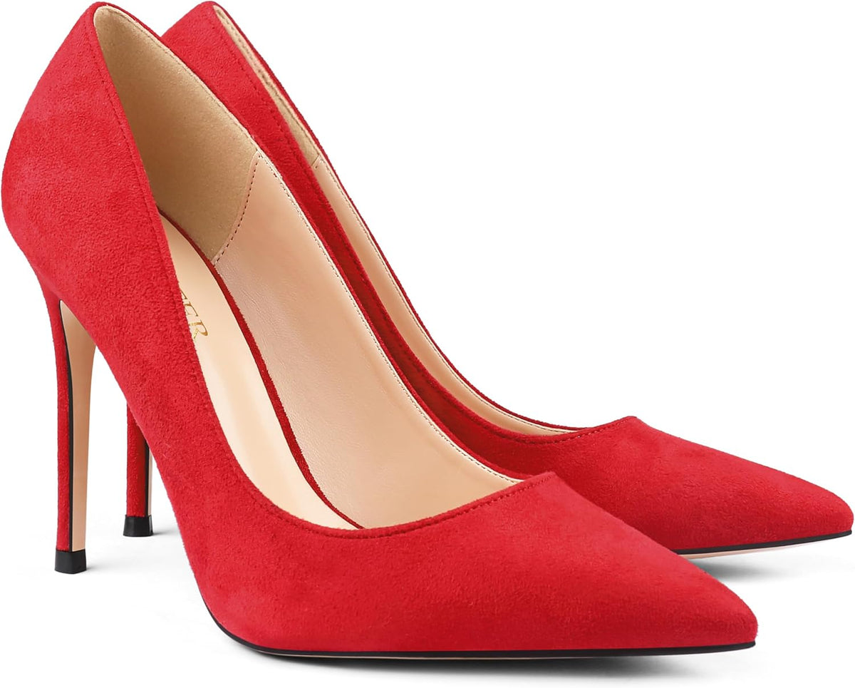 Women's Two Tone Pointed Stiletto Pumps 4 In — view 8
