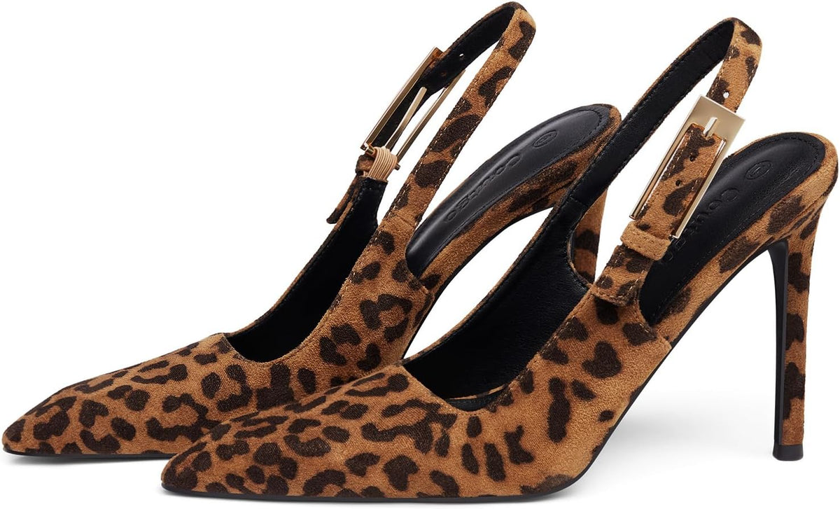 Women's Slingback Stiletto Pumps Pointed Toe — view 6