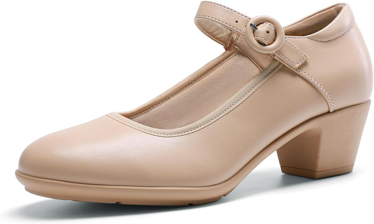 Women's Mary Jane Block Heel Pumps 1.9 Inch — view 6
