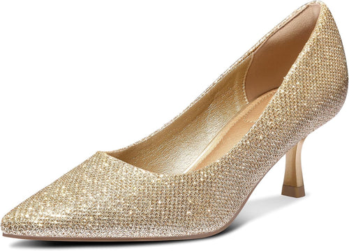 Women's Kitten Heel Pumps 2 Inch — view 2